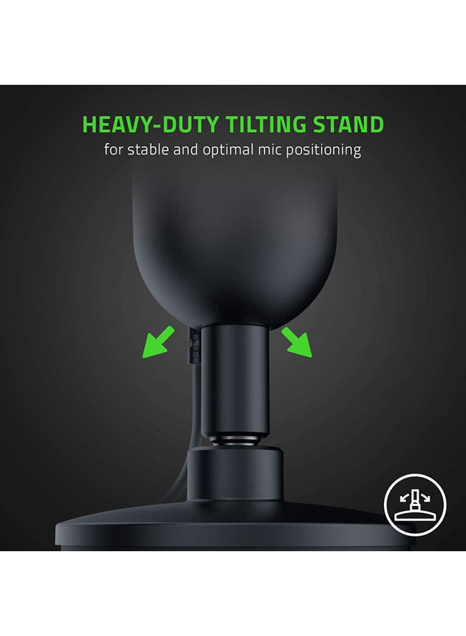RAZER - Razer Seiren Mini Ultra Compact Condenser Microphone, Ultra-Precise Supercardioid Pickup Pattern, Professional Recording Quality, Ultra-Compact Build, Shock Resistant -  Black - Image 1