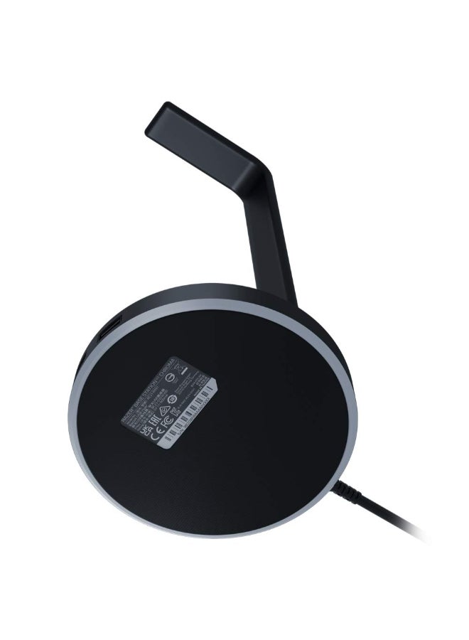 RAZER - Razer Base Station V2 Chroma, USB Hub with 7.1 Surround Sound, Non-Slip Base, Razer Chroma RGB - Black - Image 1