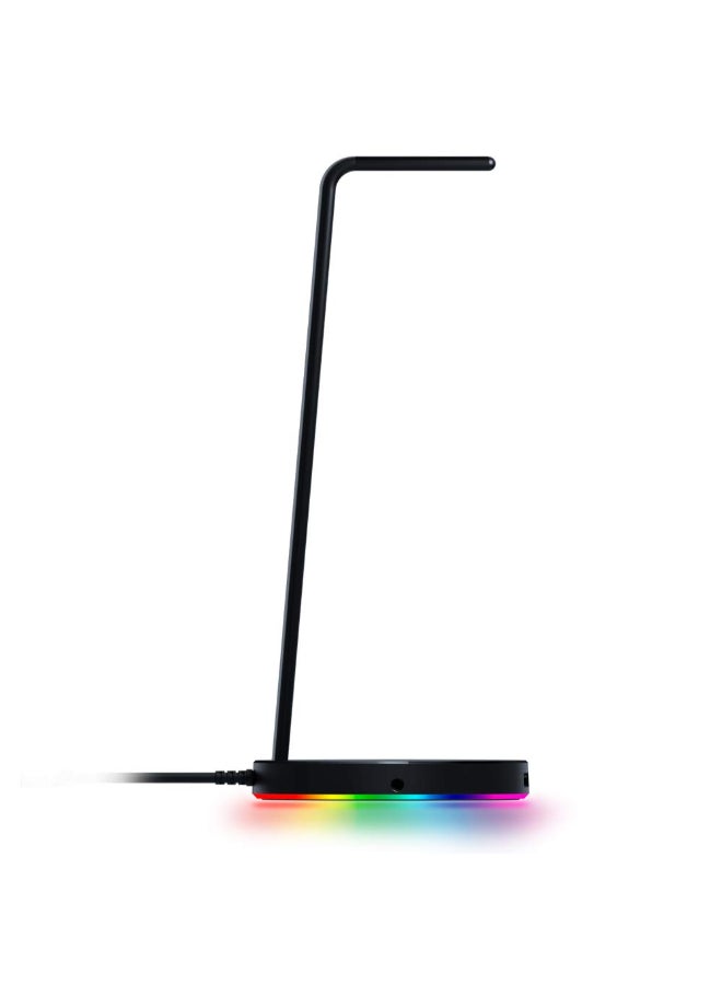RAZER - Razer Base Station V2 Chroma, USB Hub with 7.1 Surround Sound, Non-Slip Base, Razer Chroma RGB - Black - Image 1