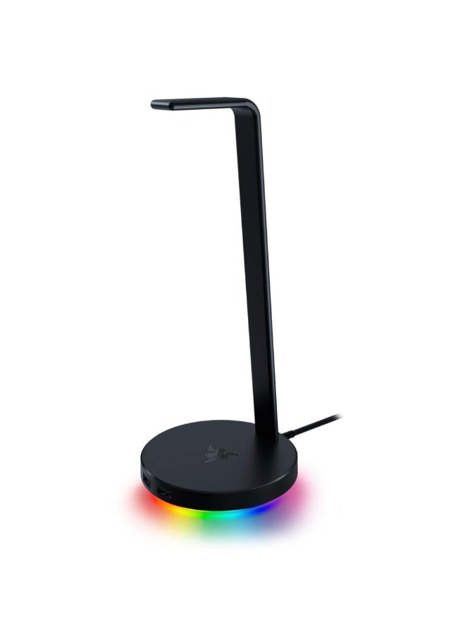 RAZER - Razer Base Station V2 Chroma, USB Hub with 7.1 Surround Sound, Non-Slip Base, Razer Chroma RGB - Black - Image 1