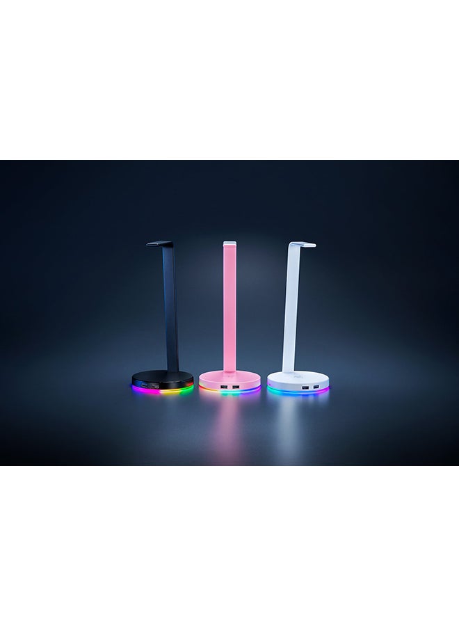RAZER - Razer Base Station V2 Chroma, USB Hub with 7.1 Surround Sound, Non-Slip Base, Razer Chroma RGB - Black - Image 1