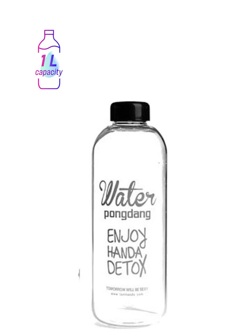 Generic - Portable Water Bottle Clear 23x8cm - Image 1