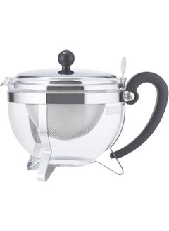 bodum Chambord Tea Pot Clear/Silver/Black 1Liters  - Image 3