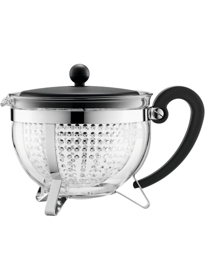 bodum Earl  Tea Pot Clear/Black - Image 3