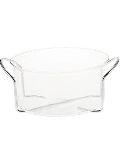 bodum 3-Piece Hot Pot Dish Set With Chrome Holders Clear  - Image 3