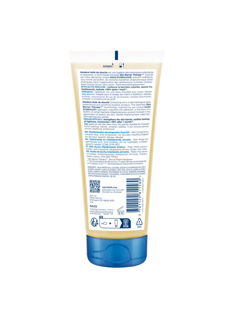 Bioderma Atoderm Ultra-Nourishing Anti-Irritation Shower Oil 100ml - Image 2