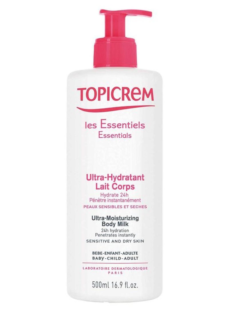 Topicrem Ultra-Moisturizing Body Milk 500ml