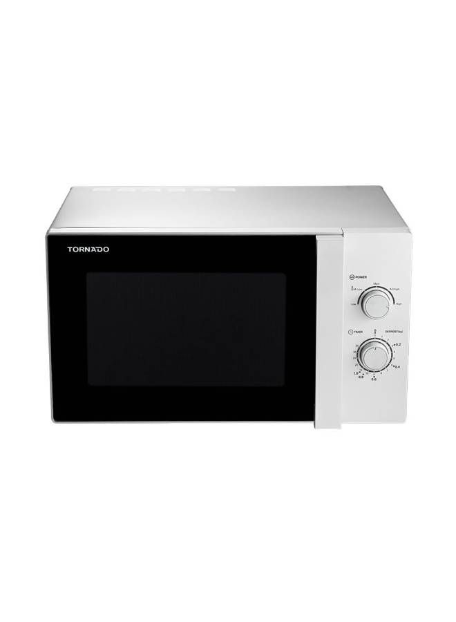 تورنيدو ميكروويف تورنيدو سولو، 5 مستويات طاقة، تحكم يدوي، مؤقت حتى 35 دقيقة – 25 L 900 W TM-25MS لون فضي - Image 2