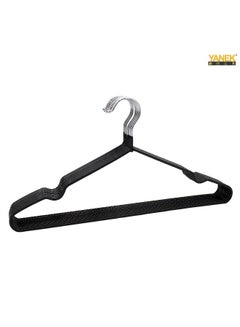 Metal Hangers For Shirt Coat Trousers Strong Anti Slip And Space Saving Rubber Coated 40 Cm Black 100 White 40cm - pnsku/N41883204A/45/_/1727247273/4173633c-f69d-4efb-8a8e-a6b79c3115cb