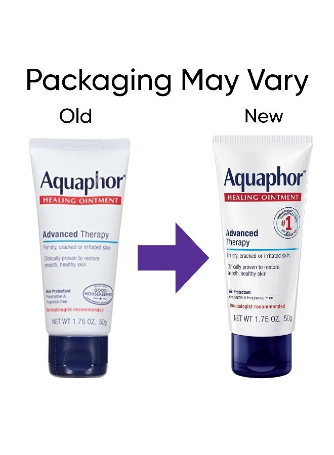 Aquaphor - Healing Ointment Advanced Therapy, 1.75 Oz Packaging May Vary 50grams - Image 1