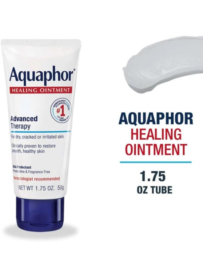 Aquaphor - Healing Ointment Advanced Therapy, 1.75 Oz Packaging May Vary 50grams - Image 1