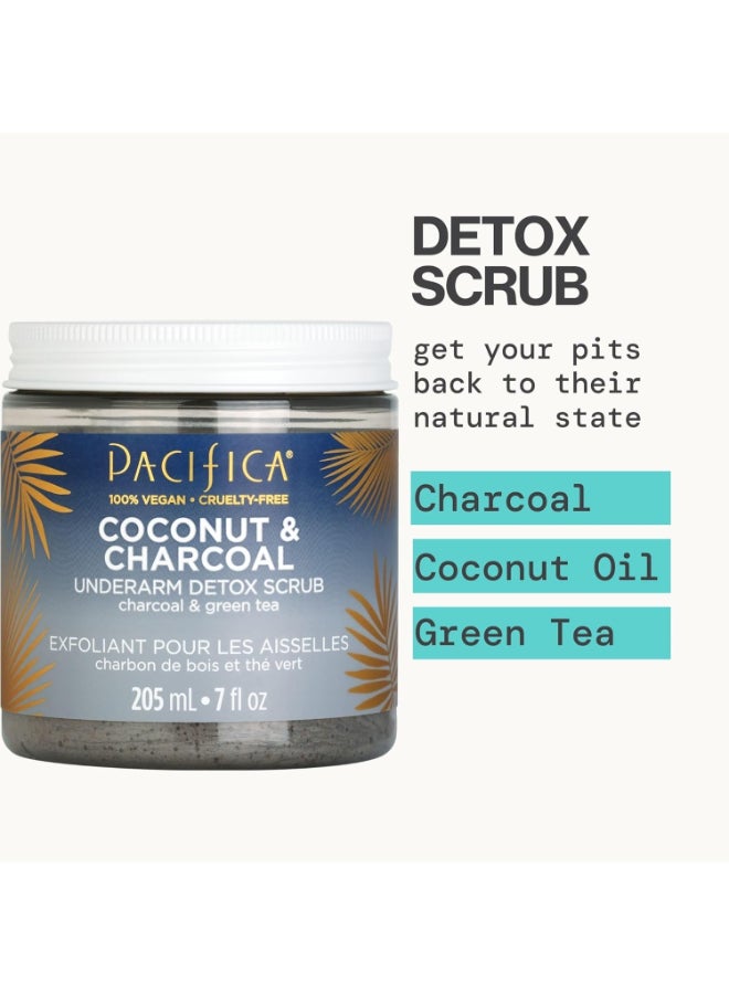 Pacifica - Beauty Coconut And Charcoal Underarm Detox Scrub, 7 Fl. Oz Packaging May Vary 200ml - Image 1