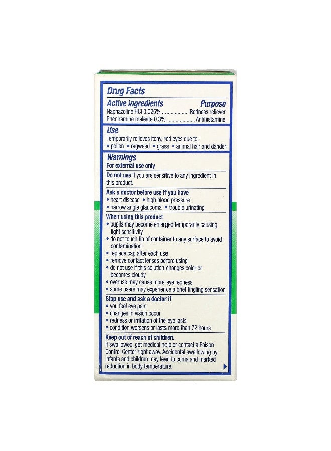 Visine, Allergy Eye Relief, Multi-Action Eye Drops, 1/2 fl oz (15 ml - Image 2