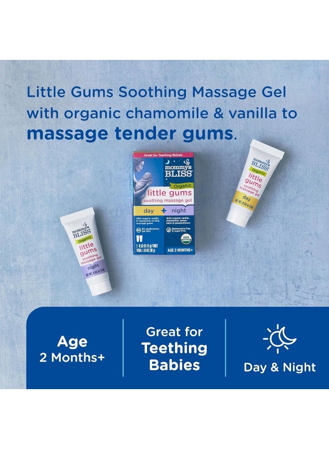 Mommy's Bliss Organic, Little Gums Soothing Massage Gel, Day/Night Pack, 2 Tubes Each 0.53 oz Packaging May Vary 30grams  - Image 3