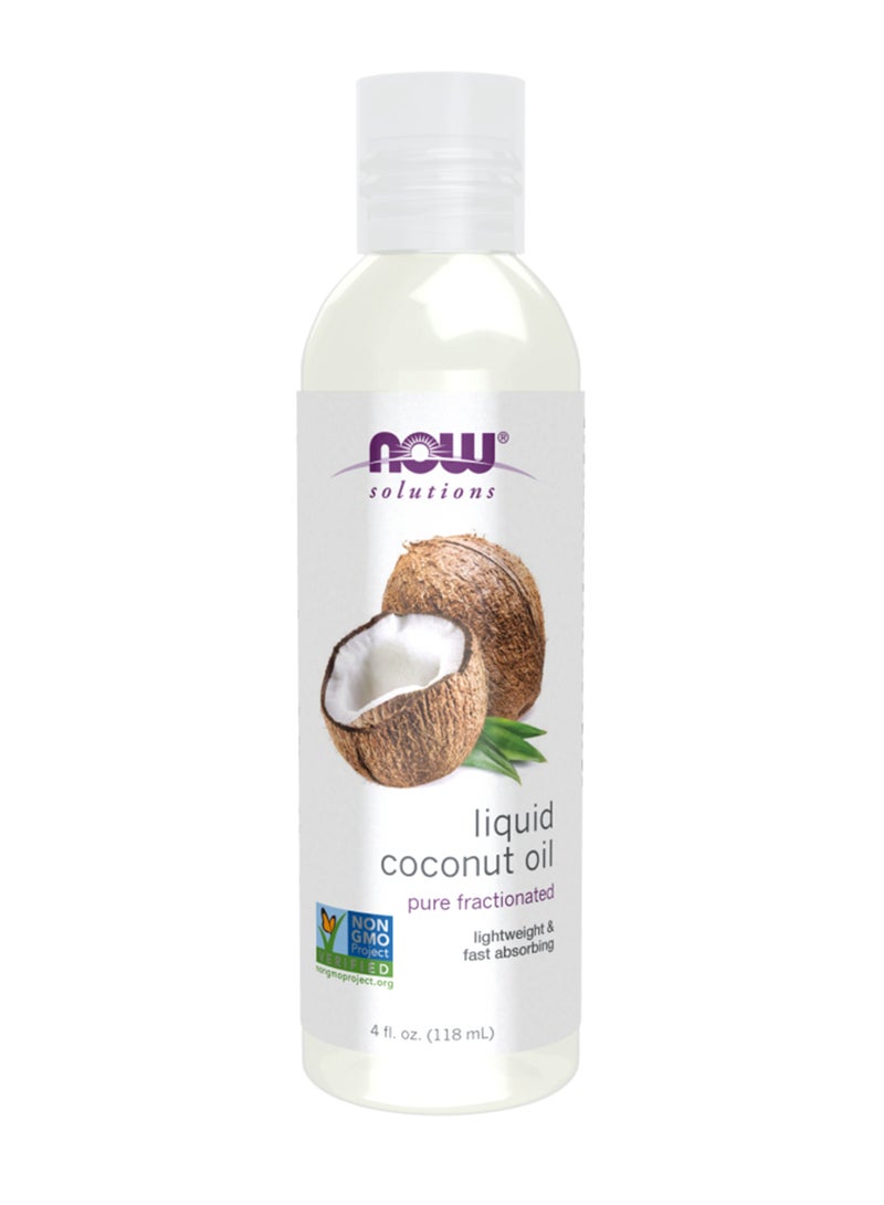 Now Foods - Pure Fractionated Liquid Coconut Oil 118ml - Image 1