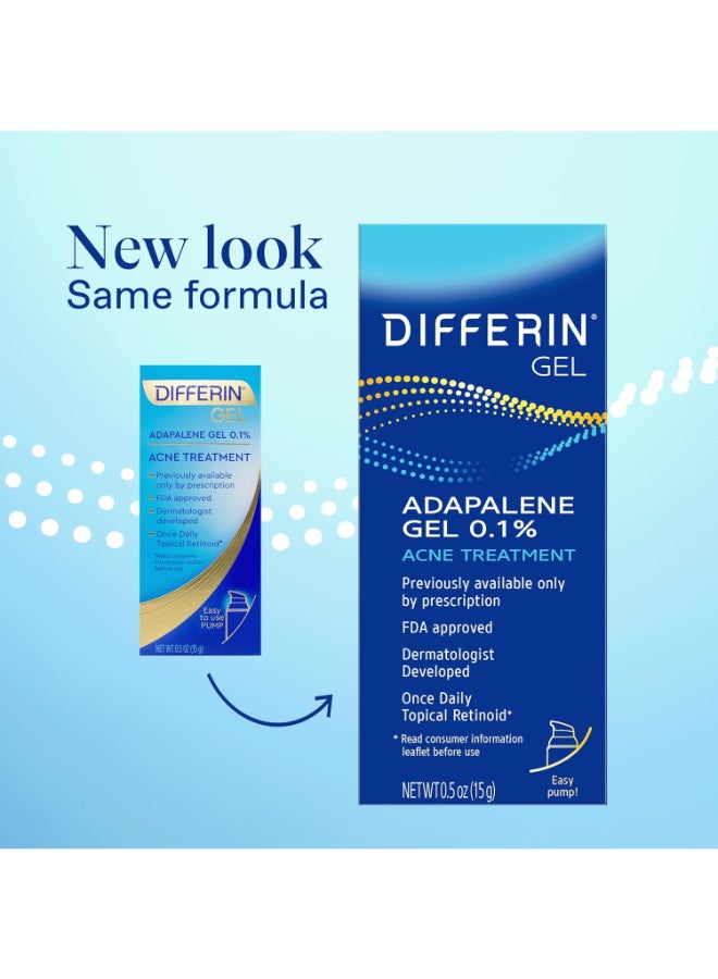 differin - Acne Treatment With Adapalene Gel 0.1% Packaging May Vary 15grams - Image 1