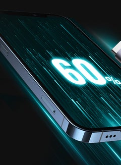 يو جرين كابل شحن آيفون سريع بتقنية PD بقدرة 18 وات معتمد من MFI من منفذ USB- C إلى لايتنينج مزود بسلكٍ مضفر وبطول 2 متر لجهاز آي باد 9 الجديد وهاتف آيفون11 و12 و13 وXS  وبرو ماكس وبرو وميني وSE و14 و14 بلس و14 برو و14 برو ماكس أسود  - Image 2