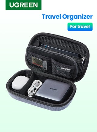 Electronics Bag, Tech Accessories Case, Organizer Case for Travel Electronics, Water-Resistant Shockproof Organizer Pouch Compatible with Charger, Charging Cables, Flash Drive, Headphones, Etc grey - pnsku/N41896435A/45/_/1713793819/aab493fe-97b3-44f1-ad9a-fee06af7f369