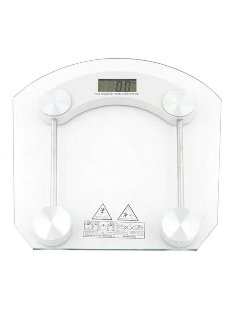 ميزان كهربائي لوزن الإنسان بشاشة عرض LCD بأربع أرقام وبوزن 180 كجم - Image 1