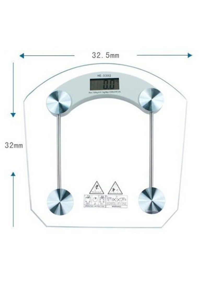 ميزان كهربائي لوزن الإنسان بشاشة عرض LCD بأربع أرقام وبوزن 180 كجم - Image 2