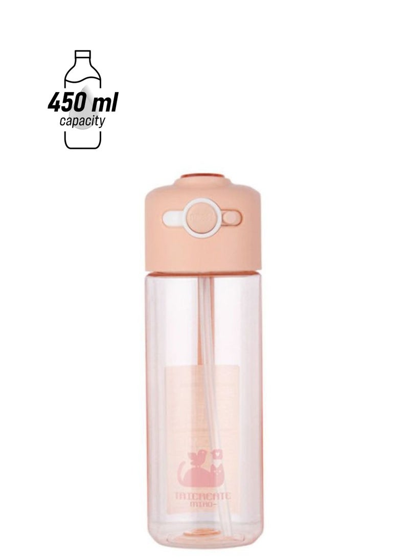 Beauenty Adult Plastic Bottle Pink 19.3x6.7cm - Image 1
