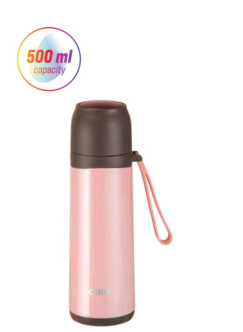 Beauenty Intelligent Thermos Cup Pink 23.5cm - Image 1