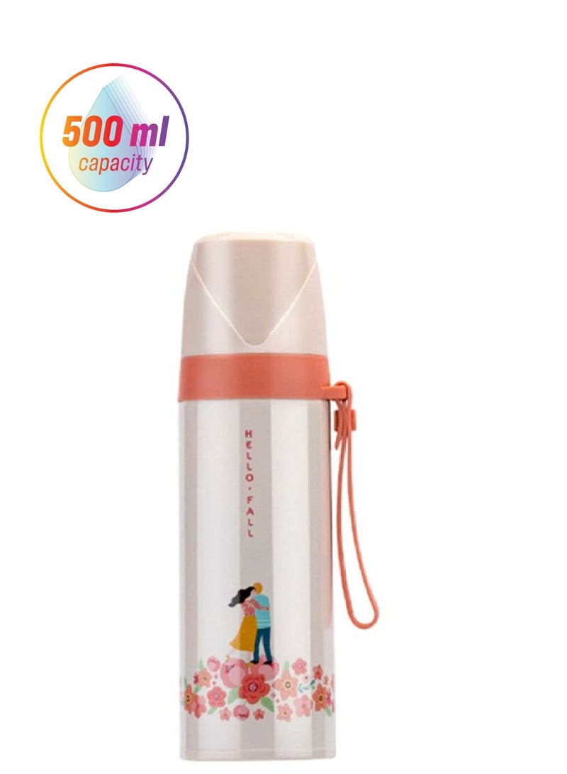 Beauenty Insulated Cup Beige/Orange/Red 23.7cm - Image 1