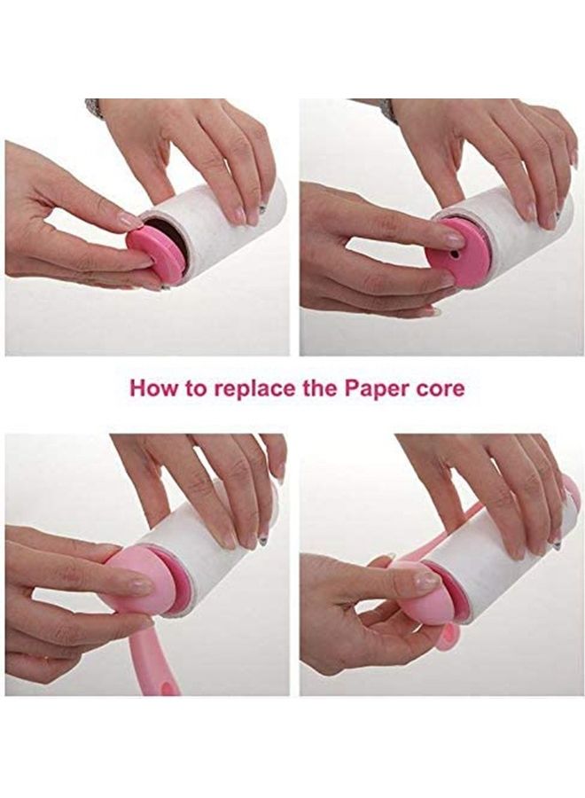 أسطوانة الوبر، مجموعة إزالة شعر الحيوانات الأليفة فائقة الالتصاق مع 9 عبوات، فرشاة الوبر اللاصقة للملابس والسجاد ومقاعد السيارة والغبار والكلاب والقطط المتنوعة 11.5*20 سم متنوع 11.5x20سم - Image 5