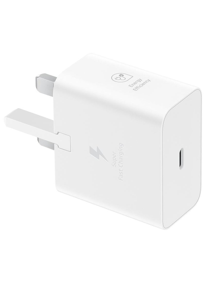 Samsung 25W Power Adapter (With 1m Cable) - White - Image 1