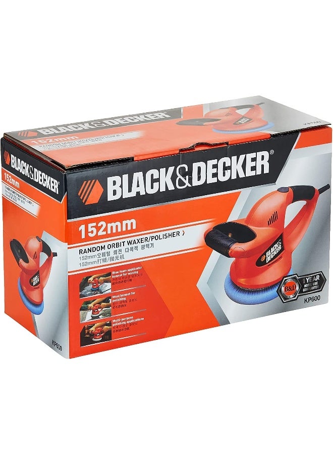 بلاك اند ديكر آلة صقل كهربائية للسيارة برتقالي/أسود/أزرق - Image 5