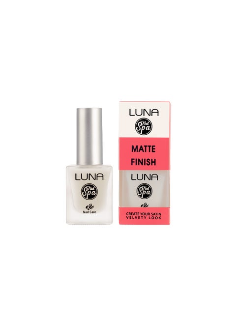 Nail Spa Luna - Matt Top Coat 10Ml White