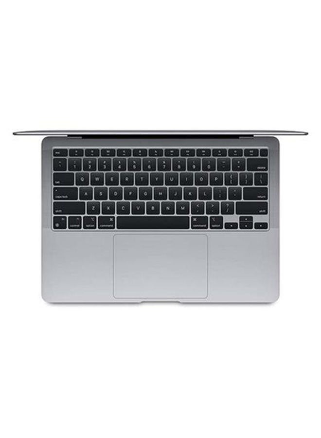 ابل  ماك بوك MGN63 مع شاشة 13 بوصة ، شريحة M1 مع معالج ثماني النواة ورسومات 7 نواة / ذاكرة رام 8 جيجابايت / سعة تخزين 256 جيجابايت اس اس دي مع لوحة مفاتيح انجليزى/عربى باللون الفضى الداكن الإنجليزية/العربية - Image 2