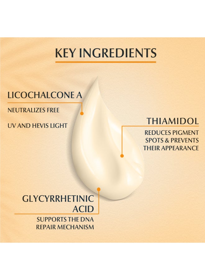 يوسيرين الوقاية من الشمس سائل الوجه مقاوم للتصبغ عامل وقاية من الشمس 50+ 50 مل 50ملليلتر - Image 4