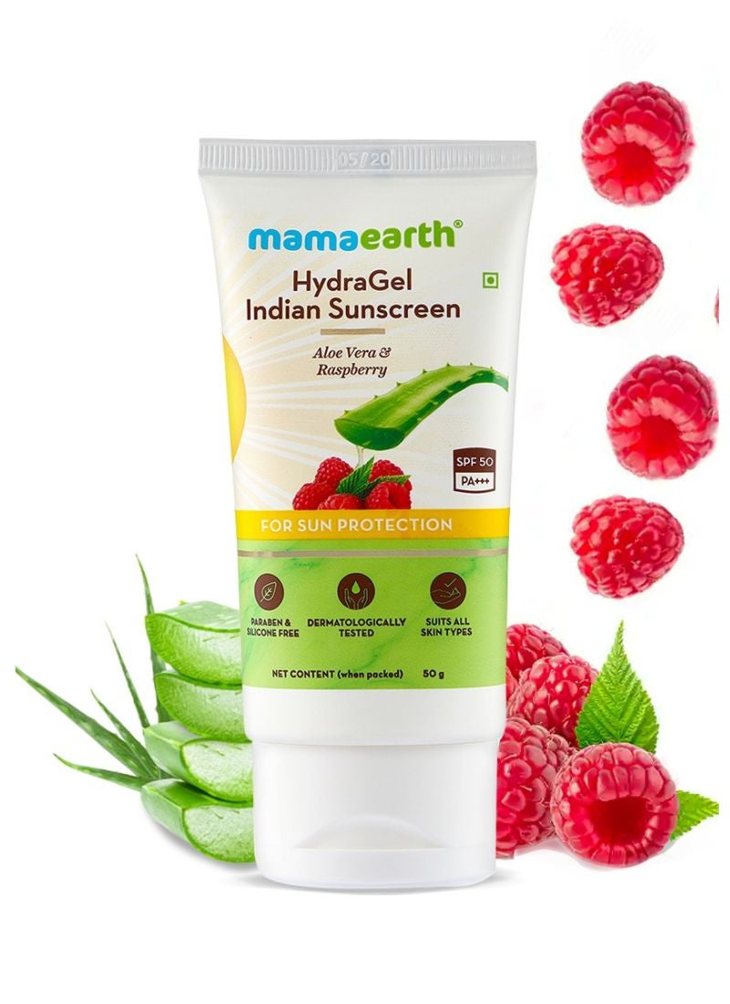 ماما إيرث واقِ شمس HydraGel Indian SPF50 50جرام - Image 2