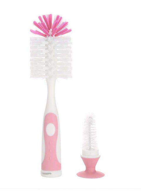 Bottle & Nipple Cleaning Brush Pink