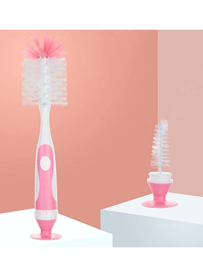 LuQu Bottle & Nipple Cleaning Brush Pink - Image 3