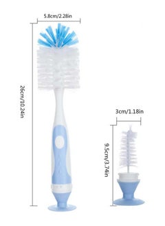 LuQu Bottle & Nipple Cleaning Brush Blue  - Image 2