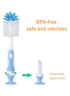 LuQu Bottle & Nipple Cleaning Brush Blue  - Image 3