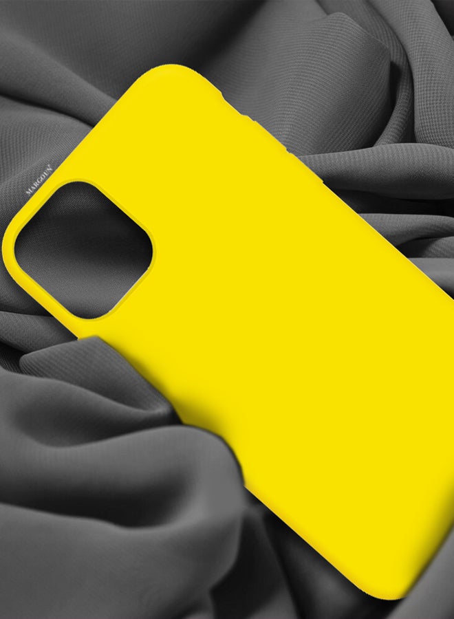 Generic - Protective Silicone Case Cover For Apple iPhone 12 Pro Max Canary Yellow - Image 1