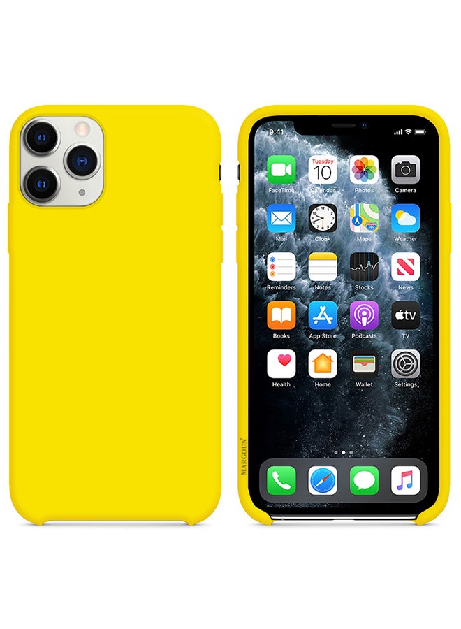 Generic - Protective Silicone Case Cover For Apple iPhone 12 Pro Max Canary Yellow - Image 1