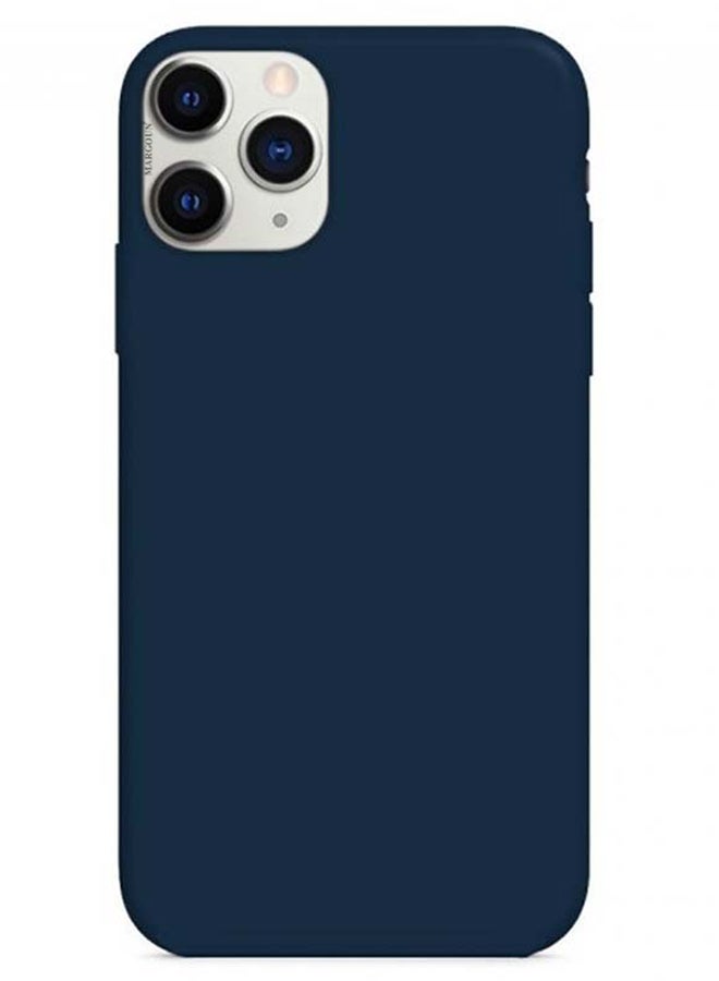 Protective Silicone Case Cover For Apple iPhone 12 Pro Max Dark Blue