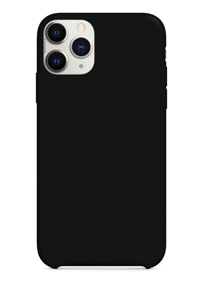 Protective Silicone Case Cover For Apple iPhone 12 Pro Max Black Black - Image 1