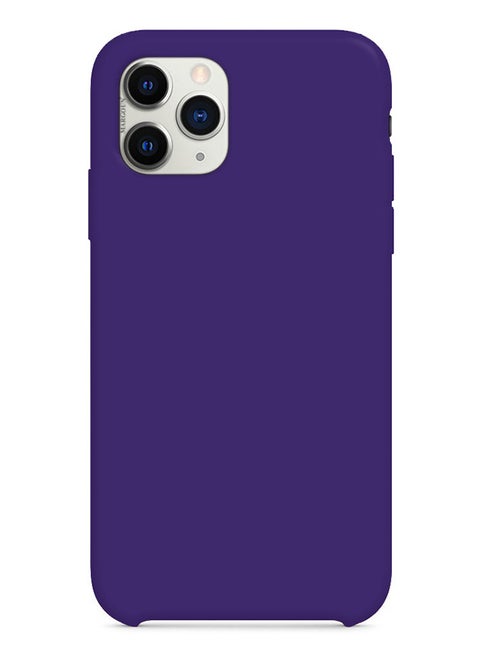 Protective Silicone Case Cover For Apple iPhone 12 Pro Max Purple