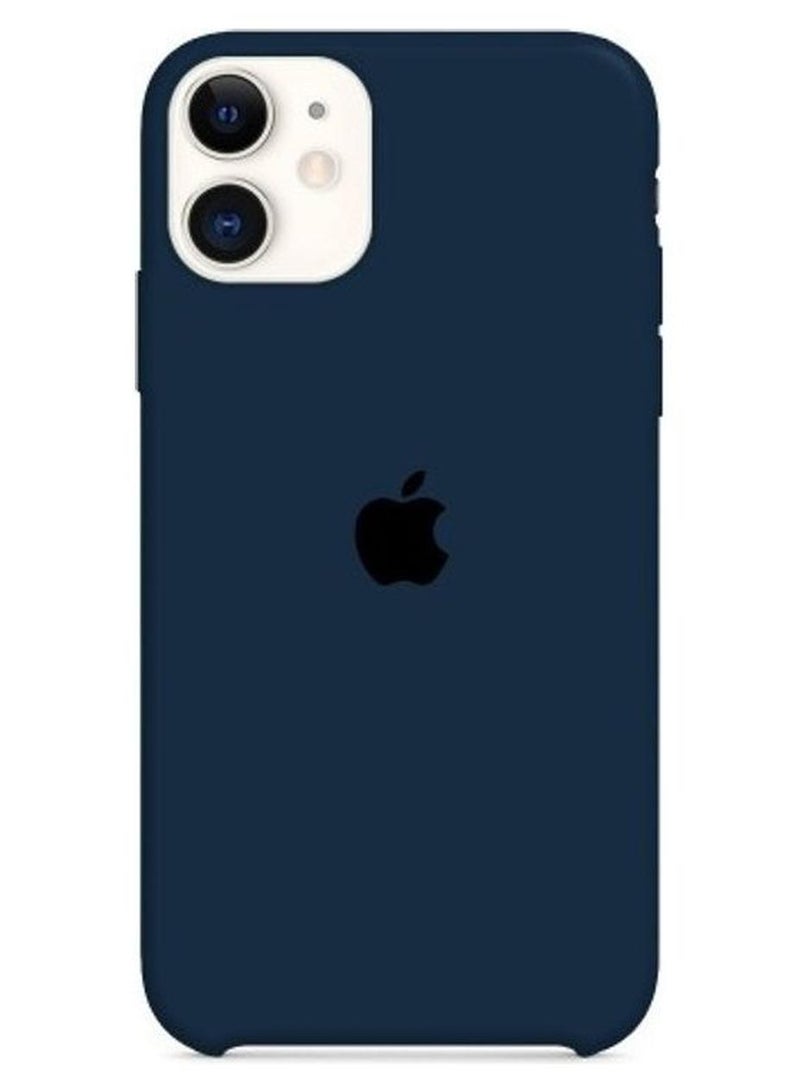 غطاء حماية واق لهاتف أبل آيفون 12 أزرق داكن - Image 1