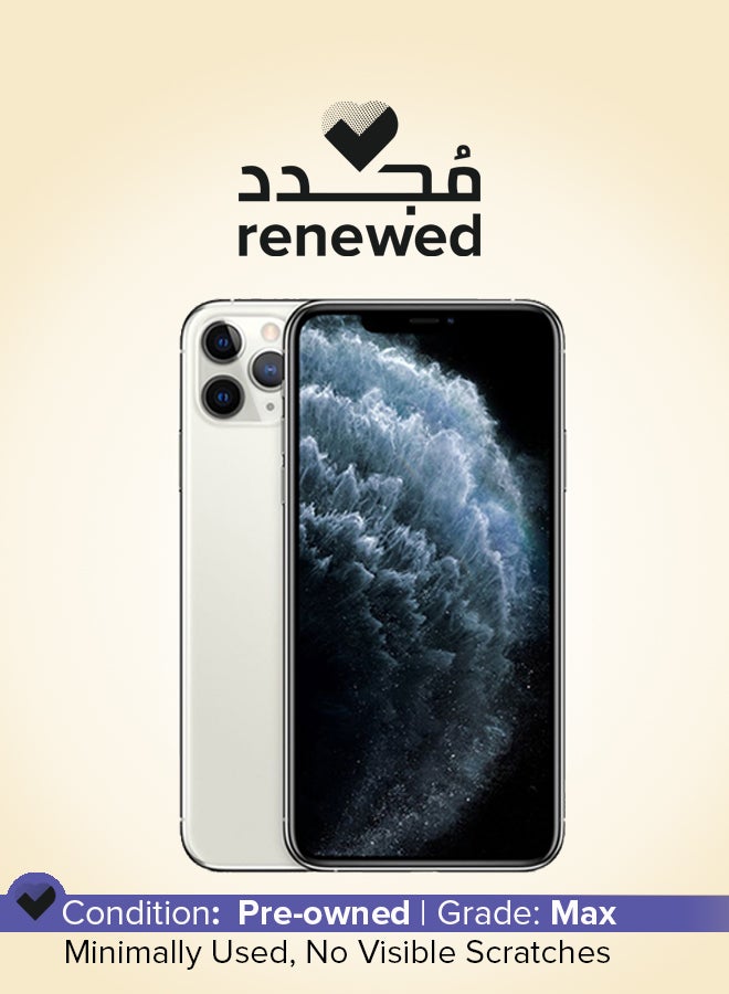 Apple Renewed - iPhone 11 Pro 512GB Silver 4G With Facetime - International Version - Image 1