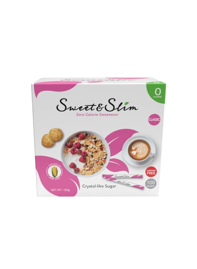 Sweet & Slim 100-Bags Calorie Free Sweetener 100grams  - Image 1