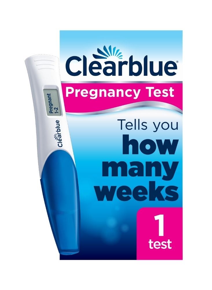 Clearblue Pregnancy Test With Weeks Indicator, 1 Digital Test - Image 1