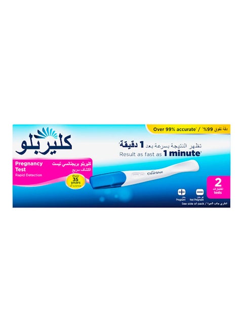 2-Piece Rapid Detection Pregnancy Test Value Pack
