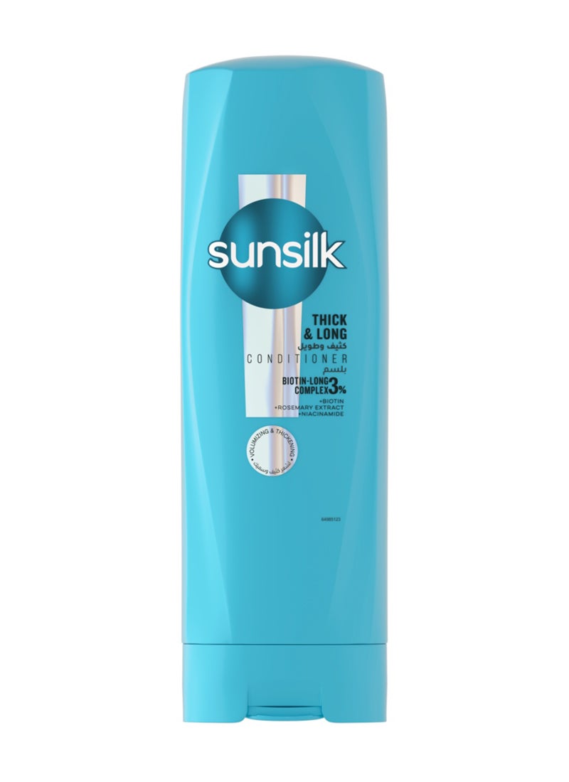 صانسيلك بلسم صانسيلك بالبيوتين وزيت الخروع للشعر الكثيف والطويل 3 350 مل 350ملليلتر - Image 1