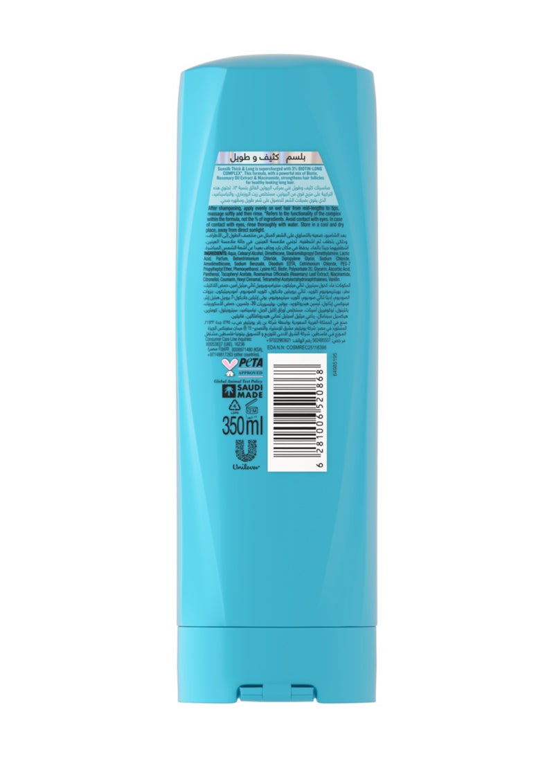 صانسيلك بلسم صانسيلك بالبيوتين وزيت الخروع للشعر الكثيف والطويل 3 350 مل 350ملليلتر - Image 2